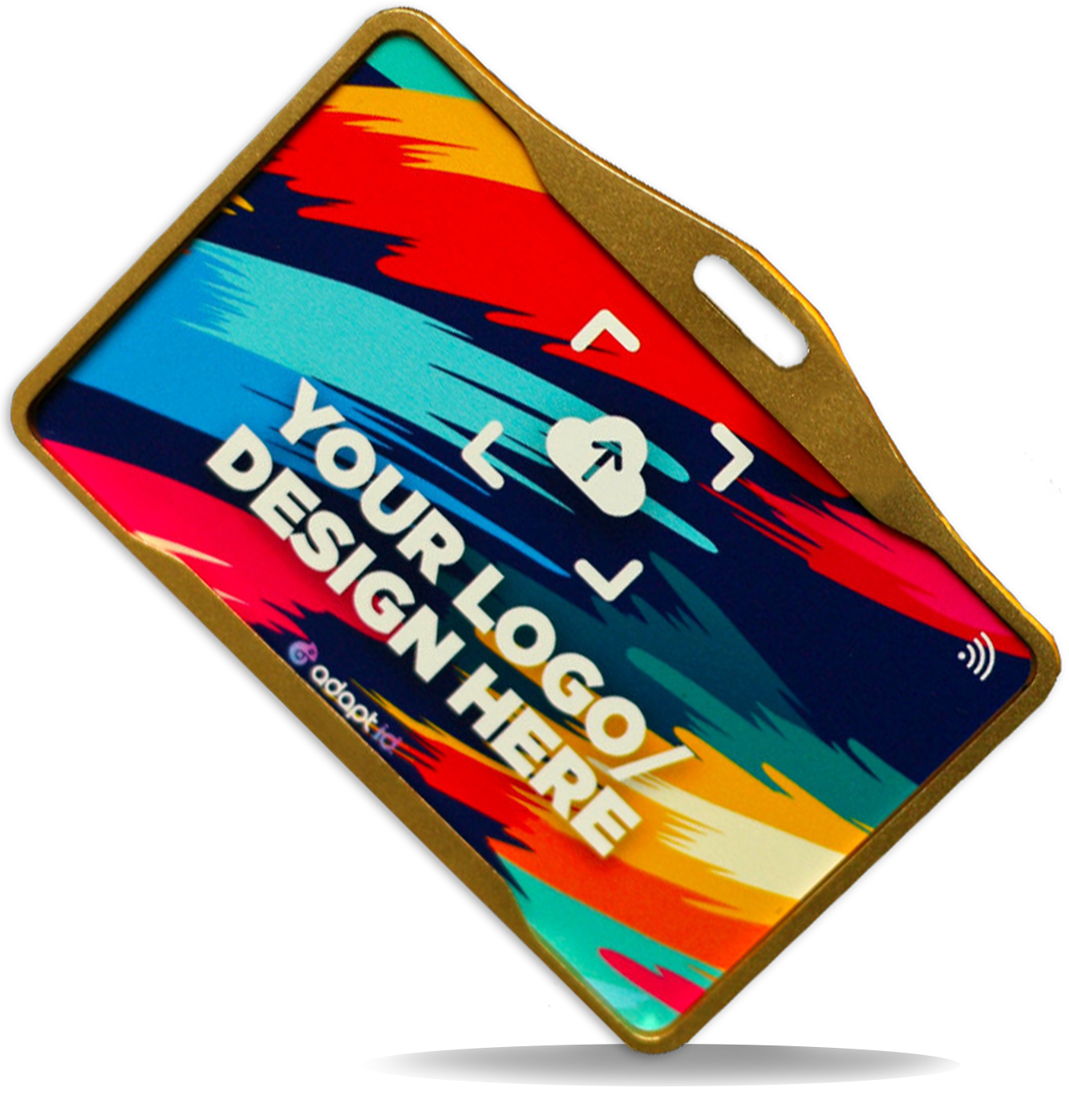 Metal Gold Card Holder