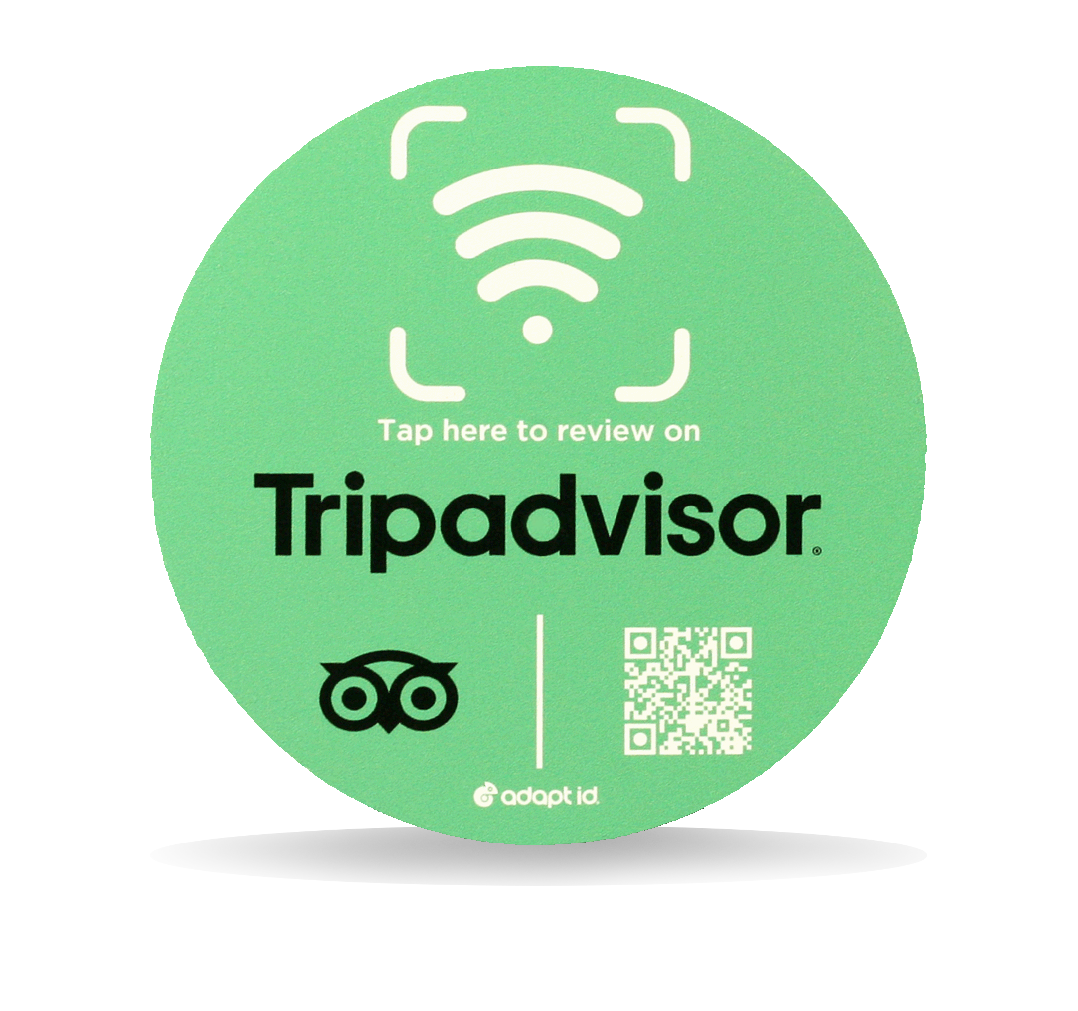 Contactless Tripadvisor Social Media Placemat
